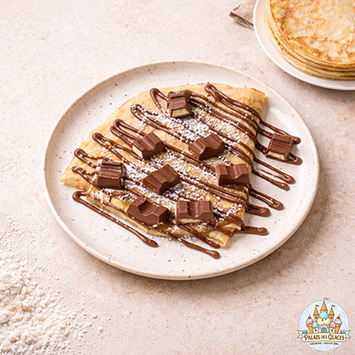 Crêpe aux Kinder Fingers