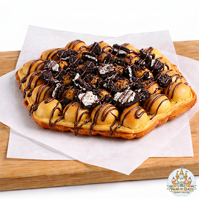 Gaufre aux Oreo et au Nutella