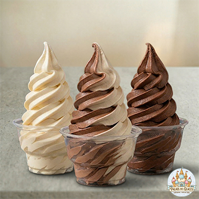 Coupe de crème glacée molle
