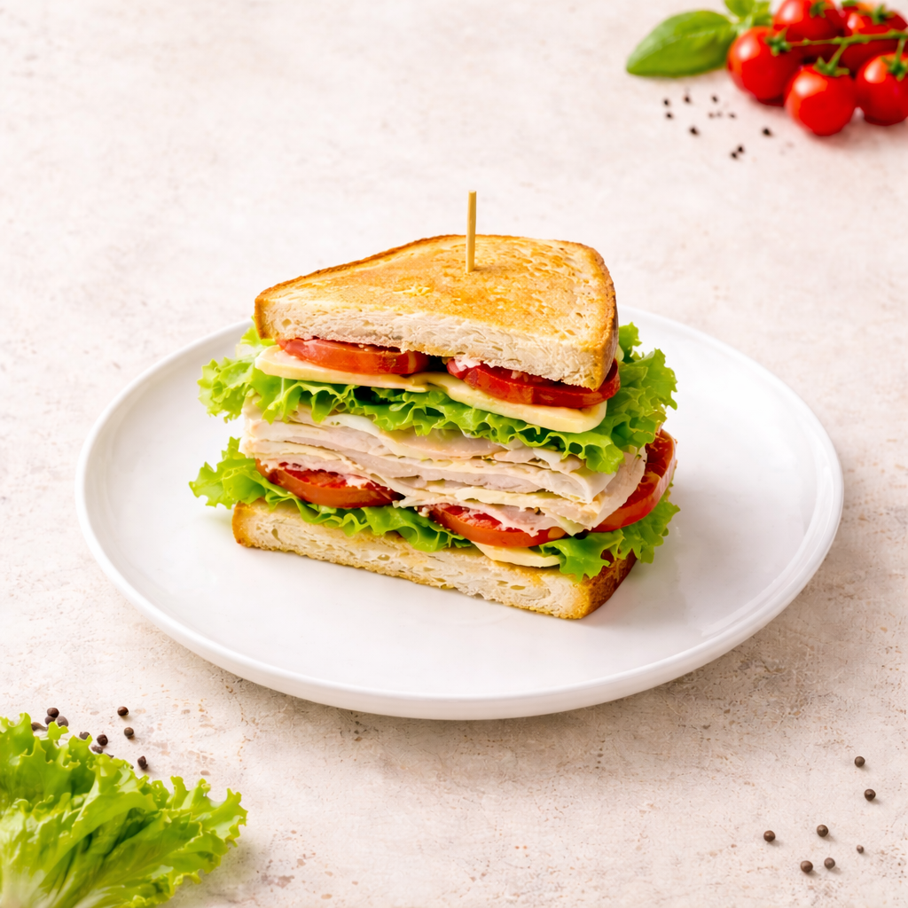 Club sandwich à la dinde